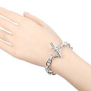 HERMES Chaine d’Ancre PM Bracelet 16 links Wrist Size 5.5" Silver925 35